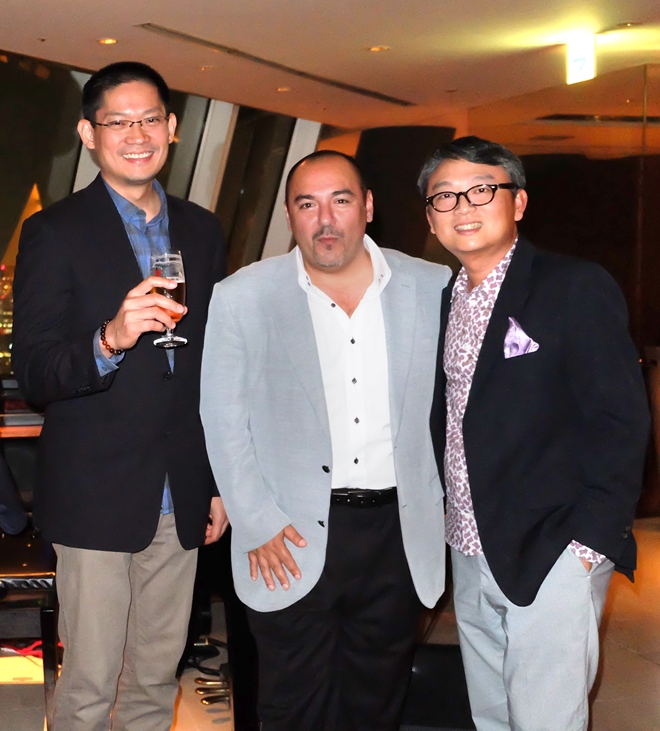 s-From left Luigi Vera, managing director_ Salvatore Cuomo_ Richie Yang, director